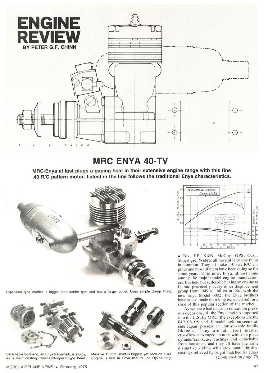 Enya 40 TV Model 6002 (2)